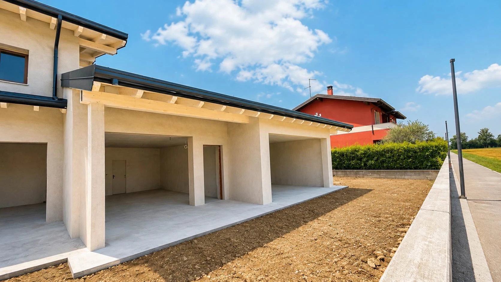 Villa bifamiliare su unico livello Villa bifamiliare su unico livello