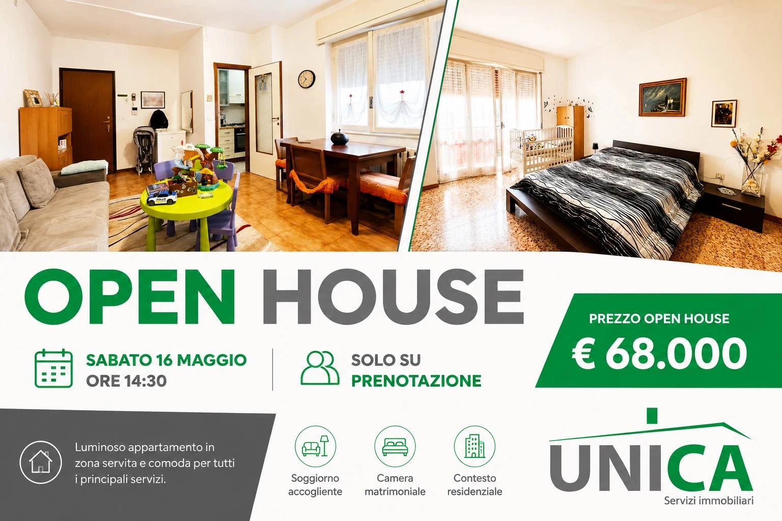 Bilocale ottimo per investimento - open house 16 maggio ore 14.30 Bilocale ottimo per investimento - open house 16 maggio ore 14.30