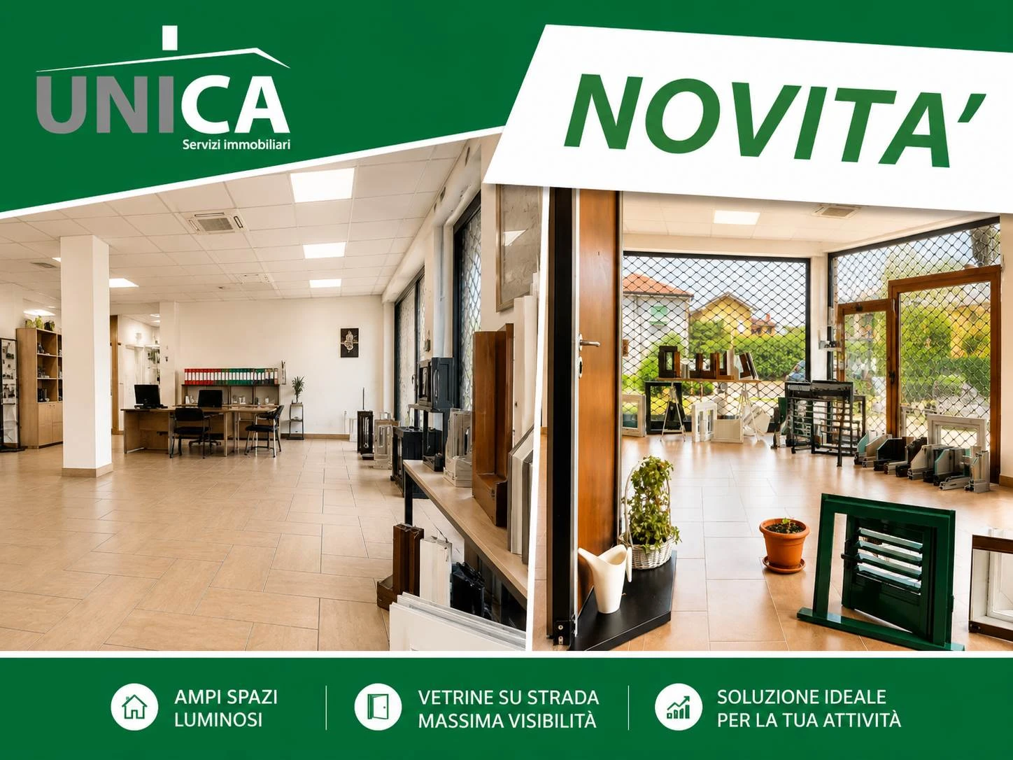Negozio forte passaggio totalmente ristrutturato Negozio forte passaggio totalmente ristrutturato