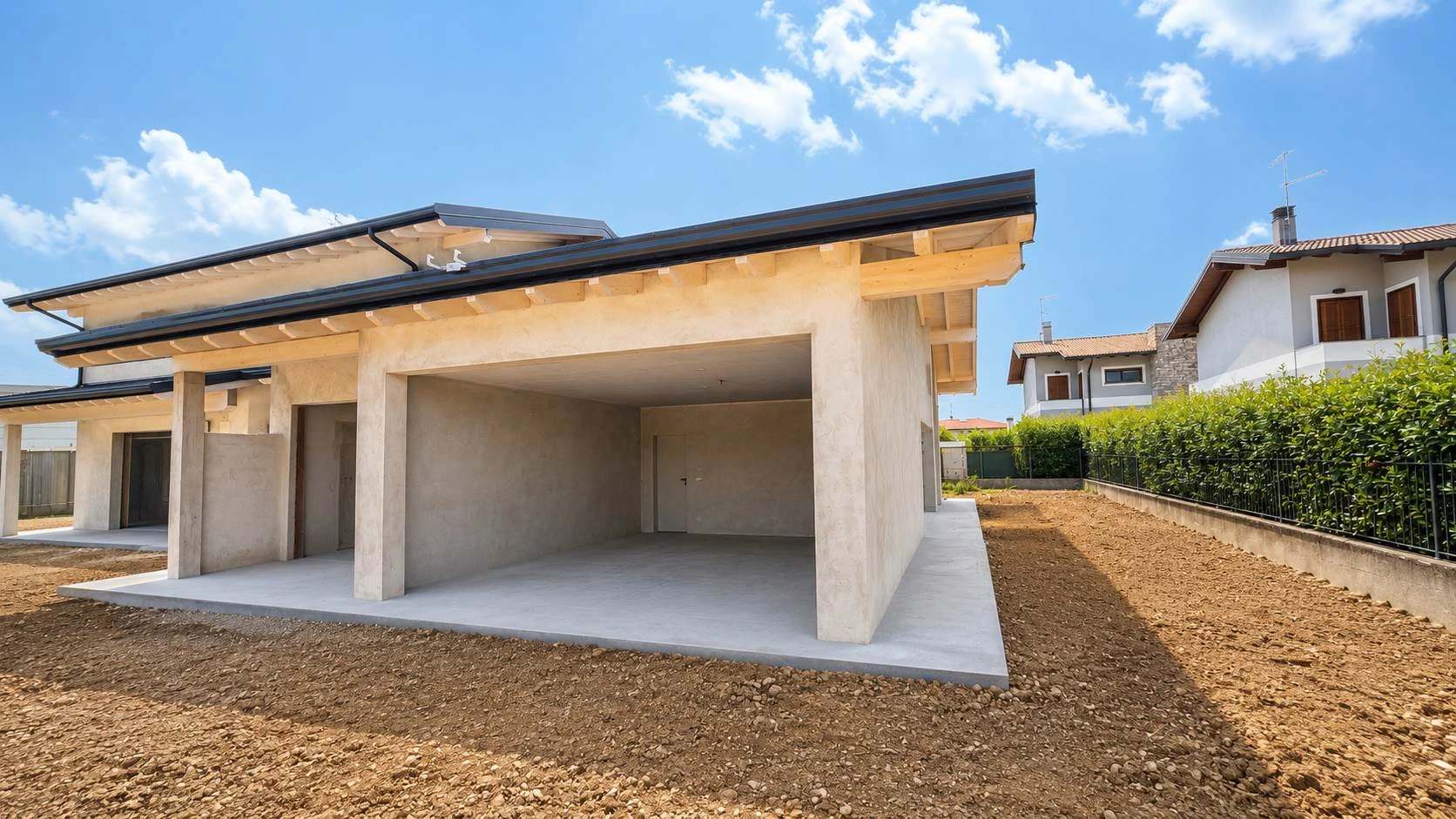 Villa bifamiliare su unico livello Villa bifamiliare su unico livello