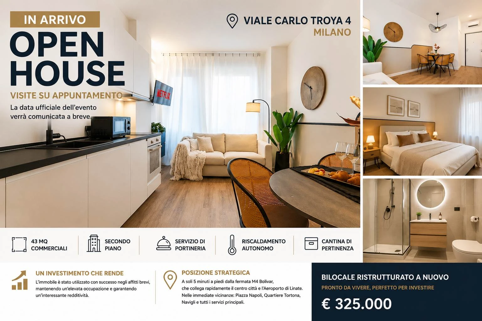 Appartamento bilocale come nuovo ottimo investimento Appartamento bilocale come nuovo ottimo investimento