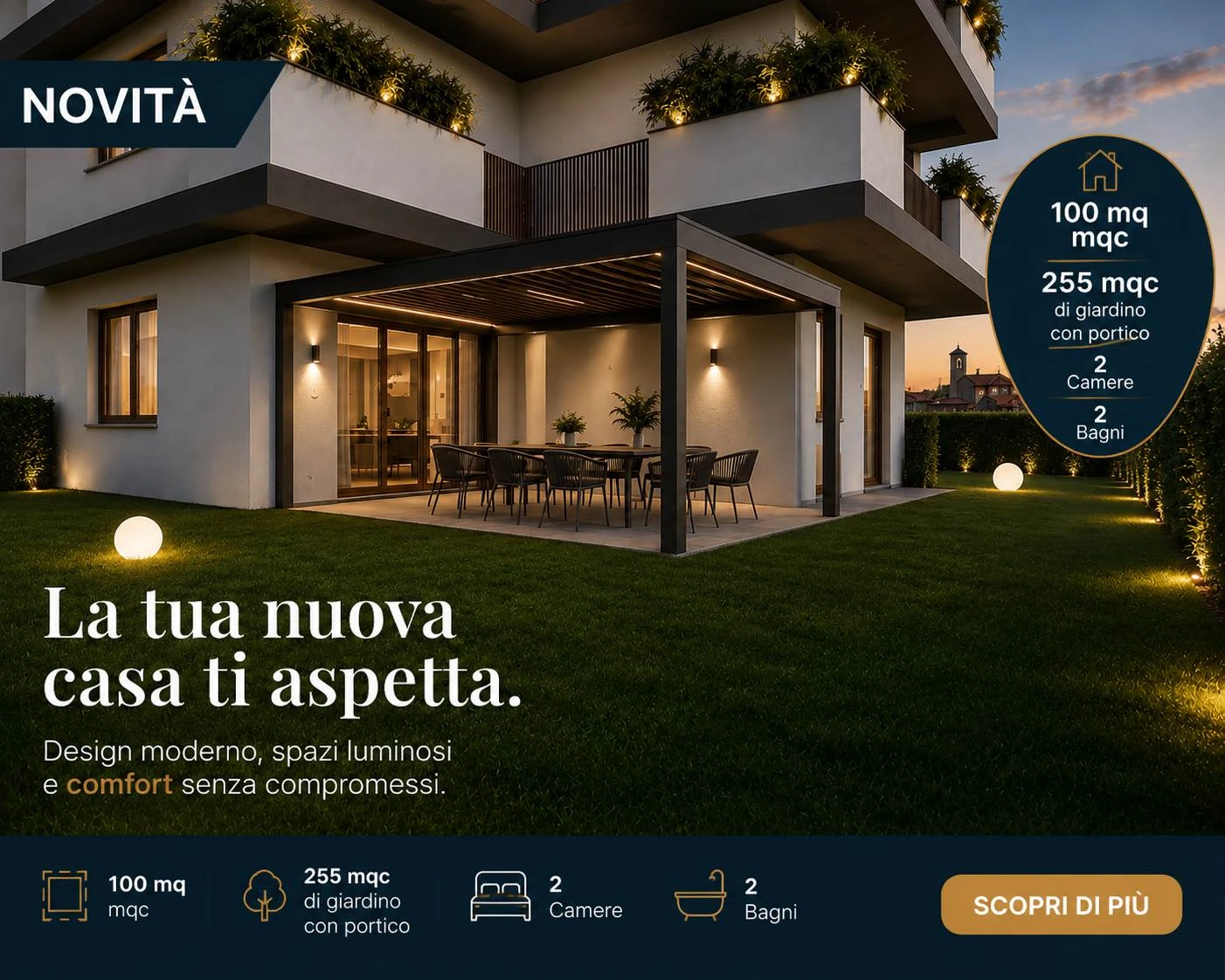 Appartamento con portico e ampio giardino Appartamento con portico e ampio giardino