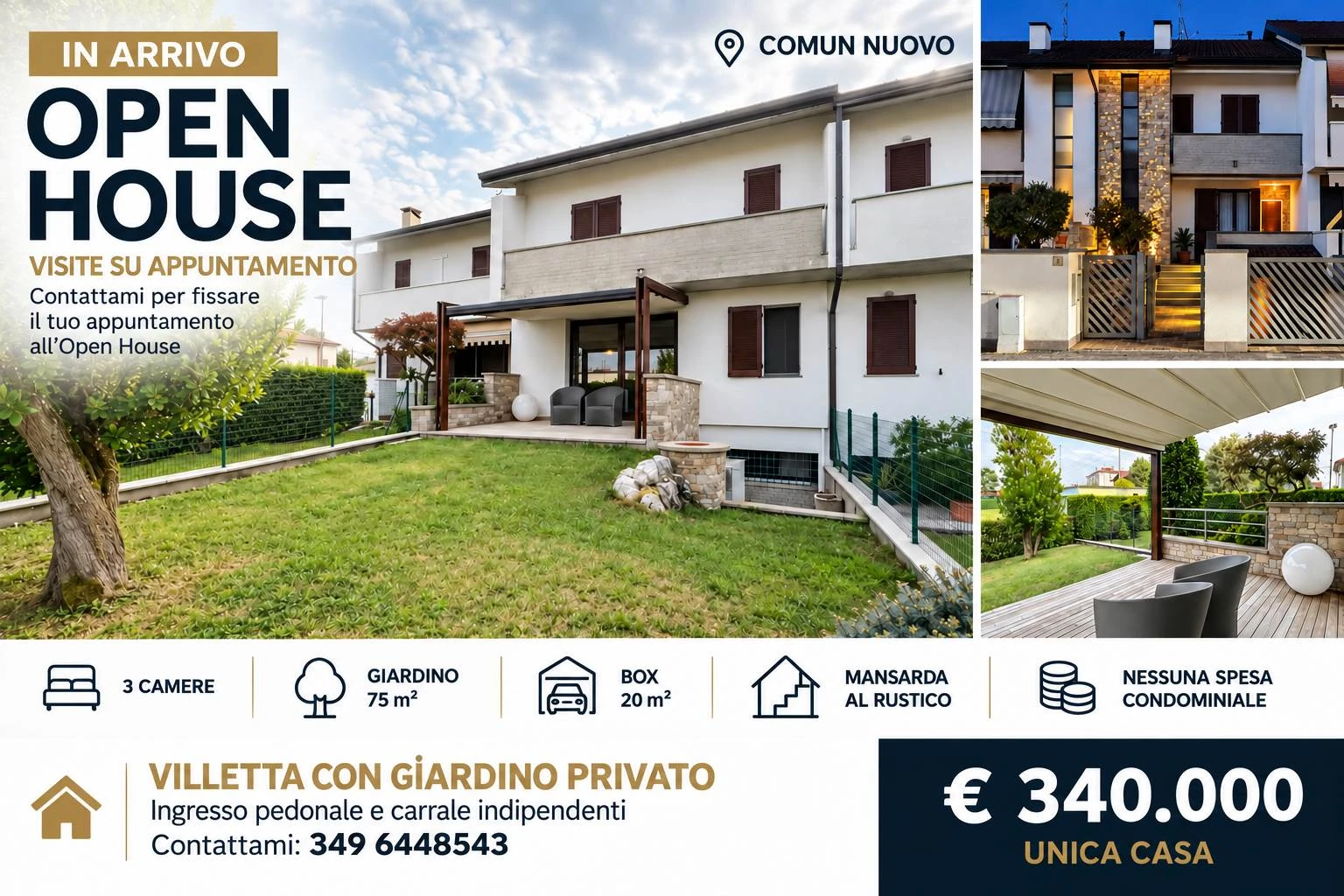 Villa a schiera in Vendita a Stezzano Villa a schiera in Vendita a Stezzano