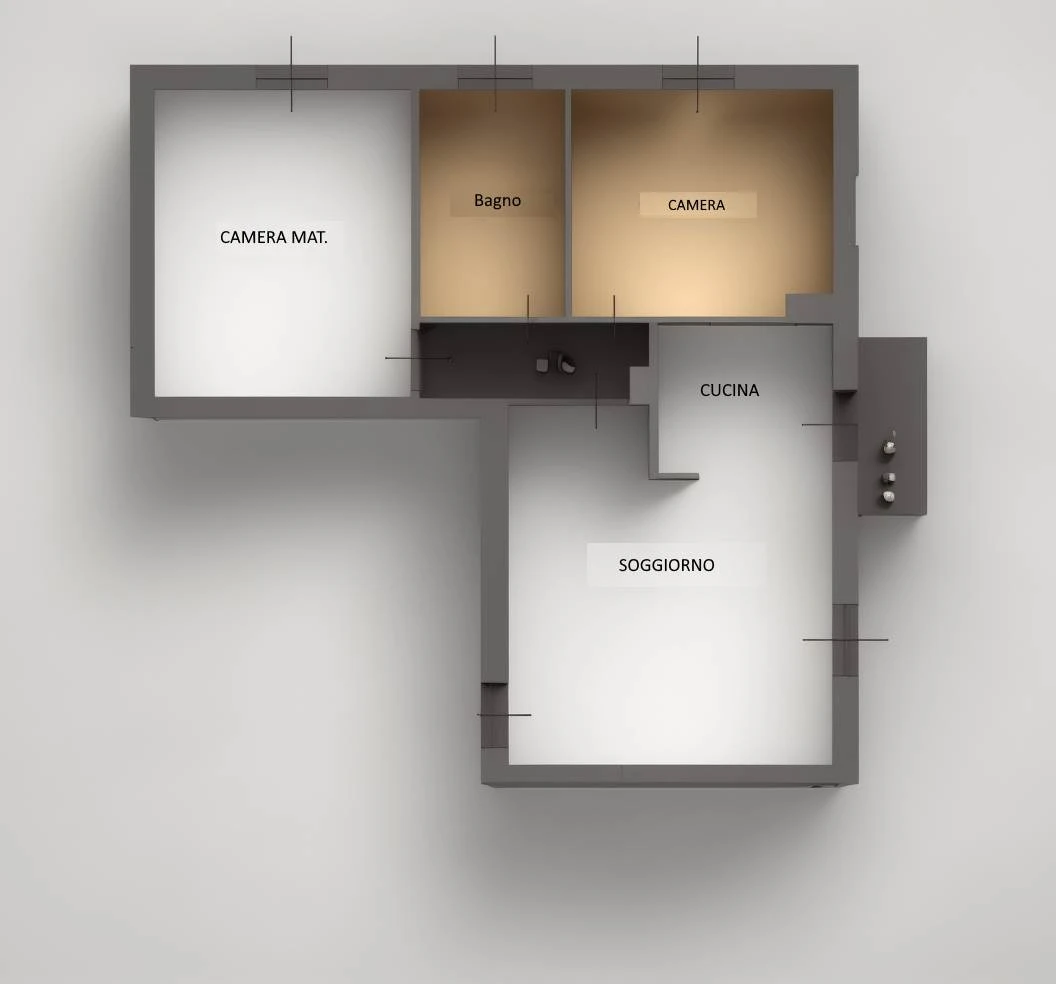 Trilocale Autonomo nel Centro del Paese Trilocale Autonomo nel Centro del Paese