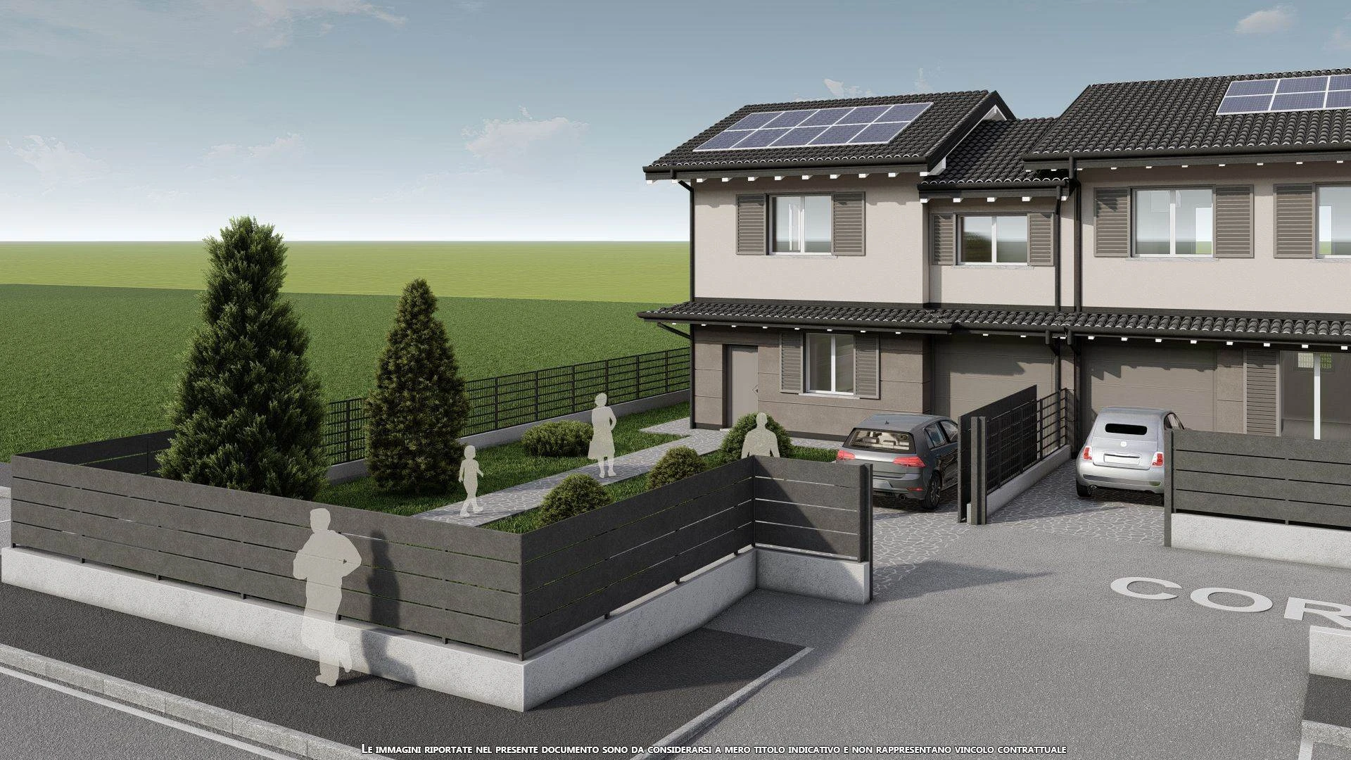 Nuova Villa Laterale ad Alto Risparmio Energetico - finiture personalizzabili- Nuova Villa Laterale ad Alto Risparmio Energetico - finiture personalizzabili-