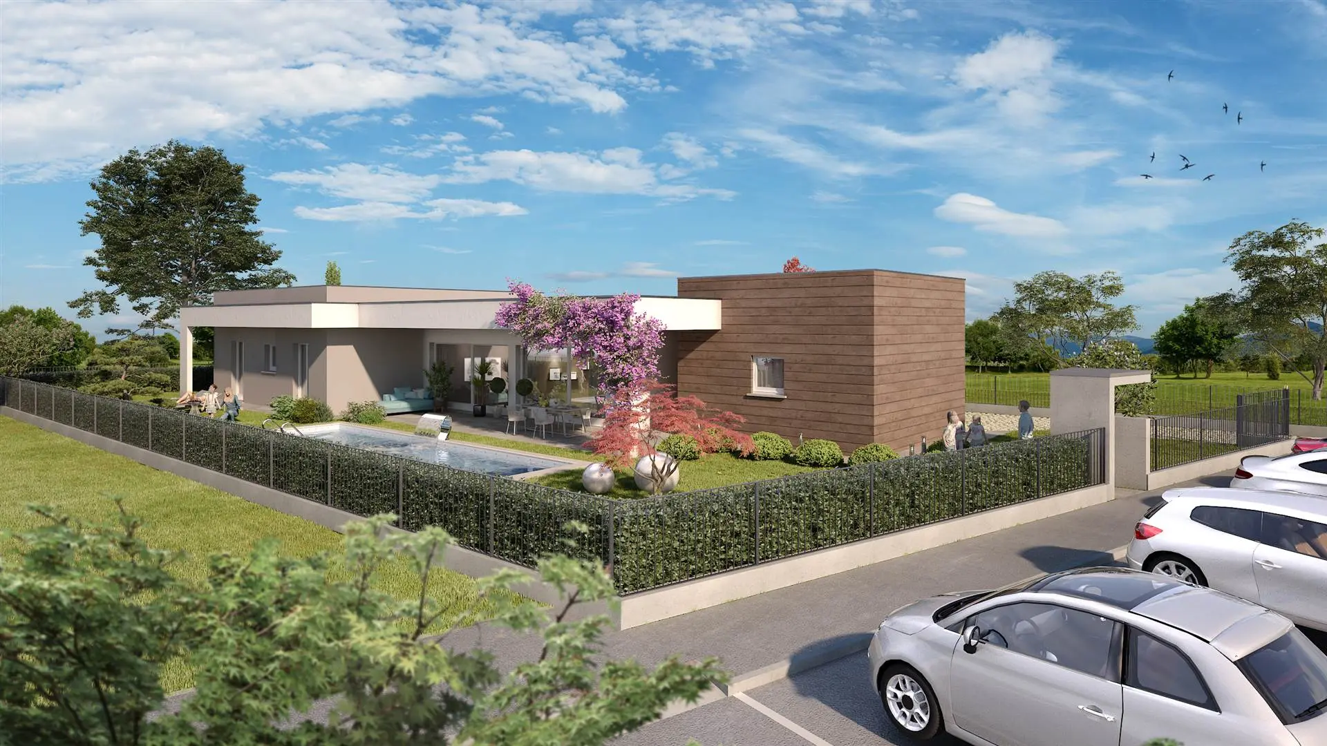 Villa singola su unico livello Villa singola su unico livello