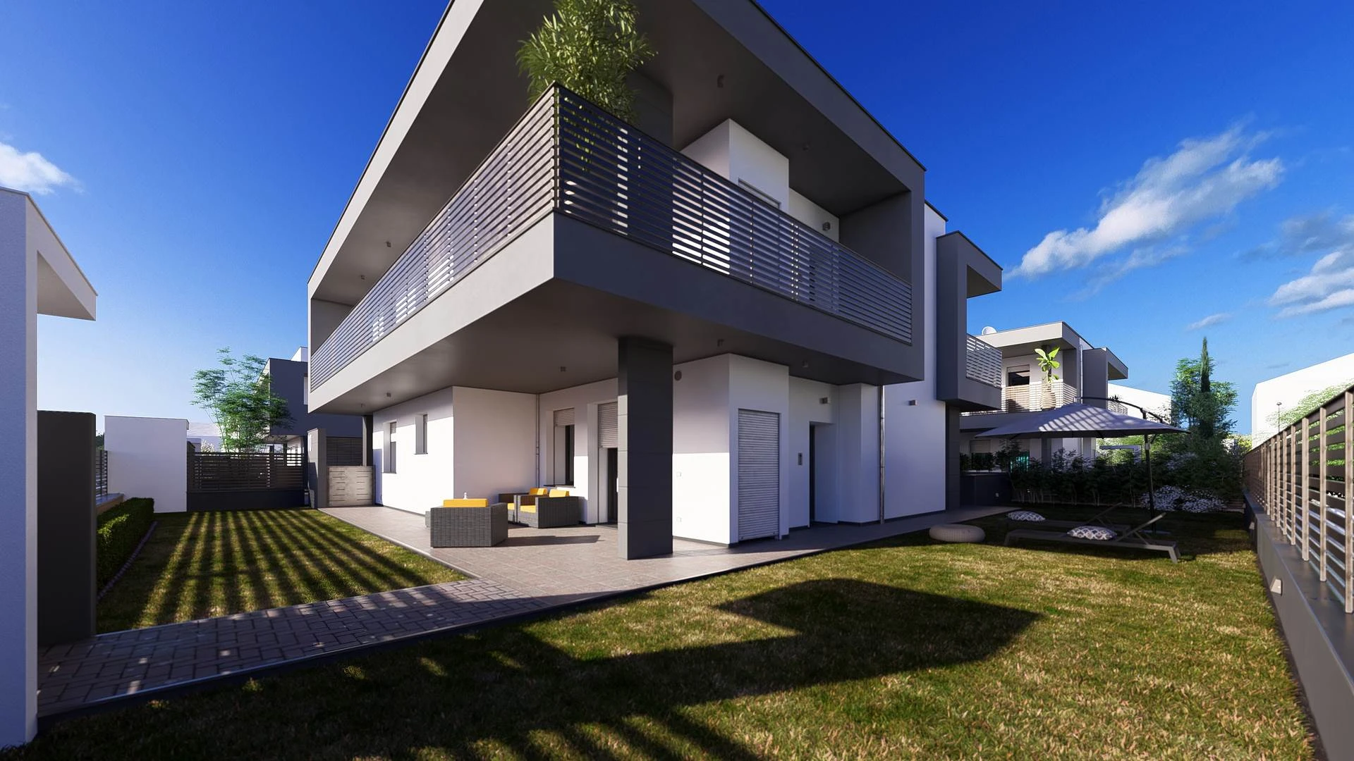 Nuovo complesso residenziale di quadrilocali in costruzione Nuovo complesso residenziale di quadrilocali in costruzione