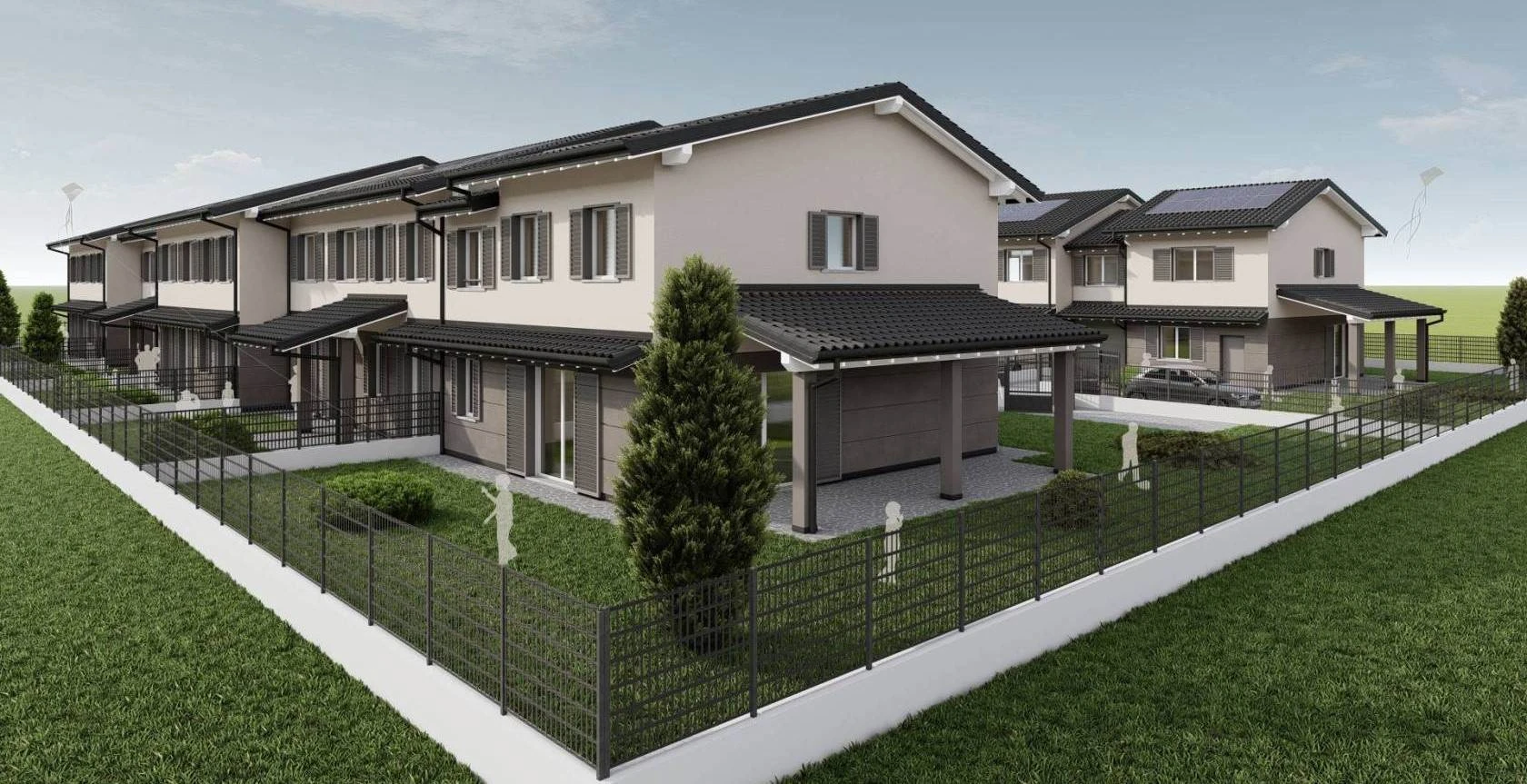 Nuova Villa Laterale ad Alto Risparmio Energetico - Finiture Personalizzabili - Nuova Villa Laterale ad Alto Risparmio Energetico - Finiture Personalizzabili -