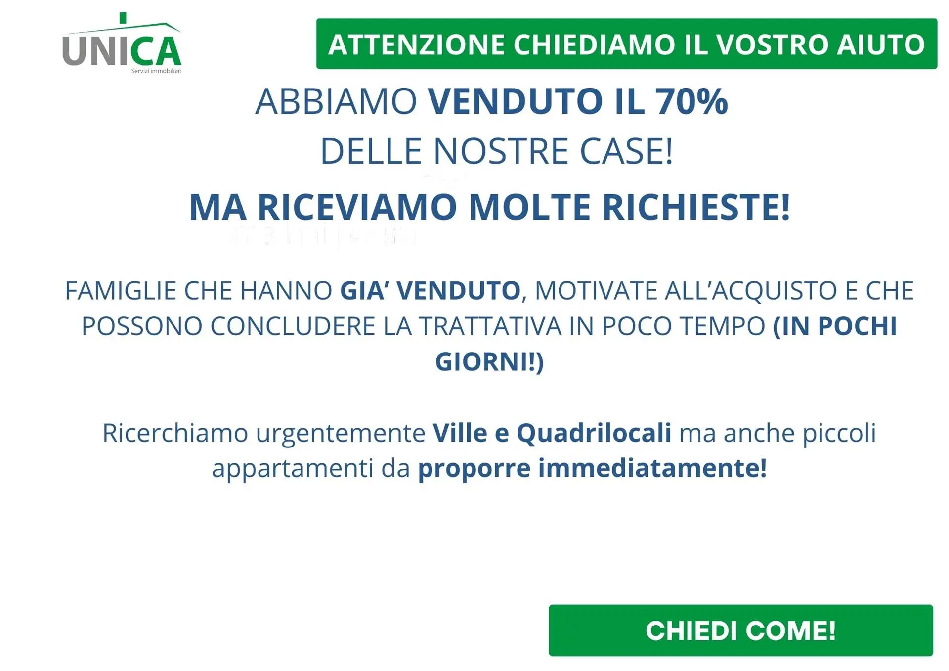 Appartamento venduto Appartamento venduto