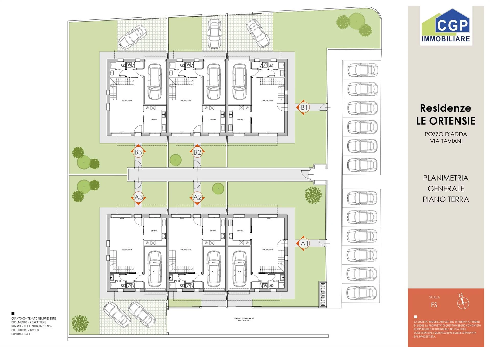 In vendita – Villa trifamiliare di nuova costruzione in “Residenza Le Ortensie” – Eu. 360.000 In vendita – Villa trifamiliare di nuova costruzione in “Residenza Le Ortensie” – Eu. 360.000